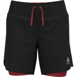 Odlo Women's X-Alp Trail 6 Inch 2-in-1 Shorts