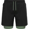 Odlo Men's X-Alp Trail 6 Inch 2-in-1 Shorts -Odlo 1111568 006 pic1