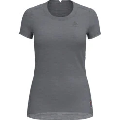 Odlo Women's Suw Top Crew Neck Natural Light T-Shirt
