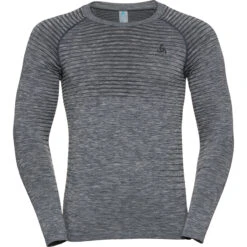 Odlo Men's Suw Crew Neck Performance Light Long Sleeve