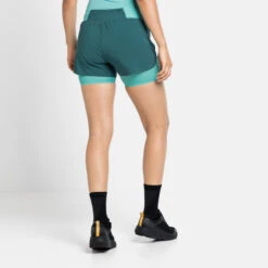 Odlo Women's Zeroweight 2-in-1 Shorts -Odlo iview 1087452 006 pic5