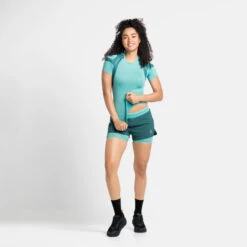 Odlo Women's Zeroweight 2-in-1 Shorts -Odlo iview 1087452 006 pic6