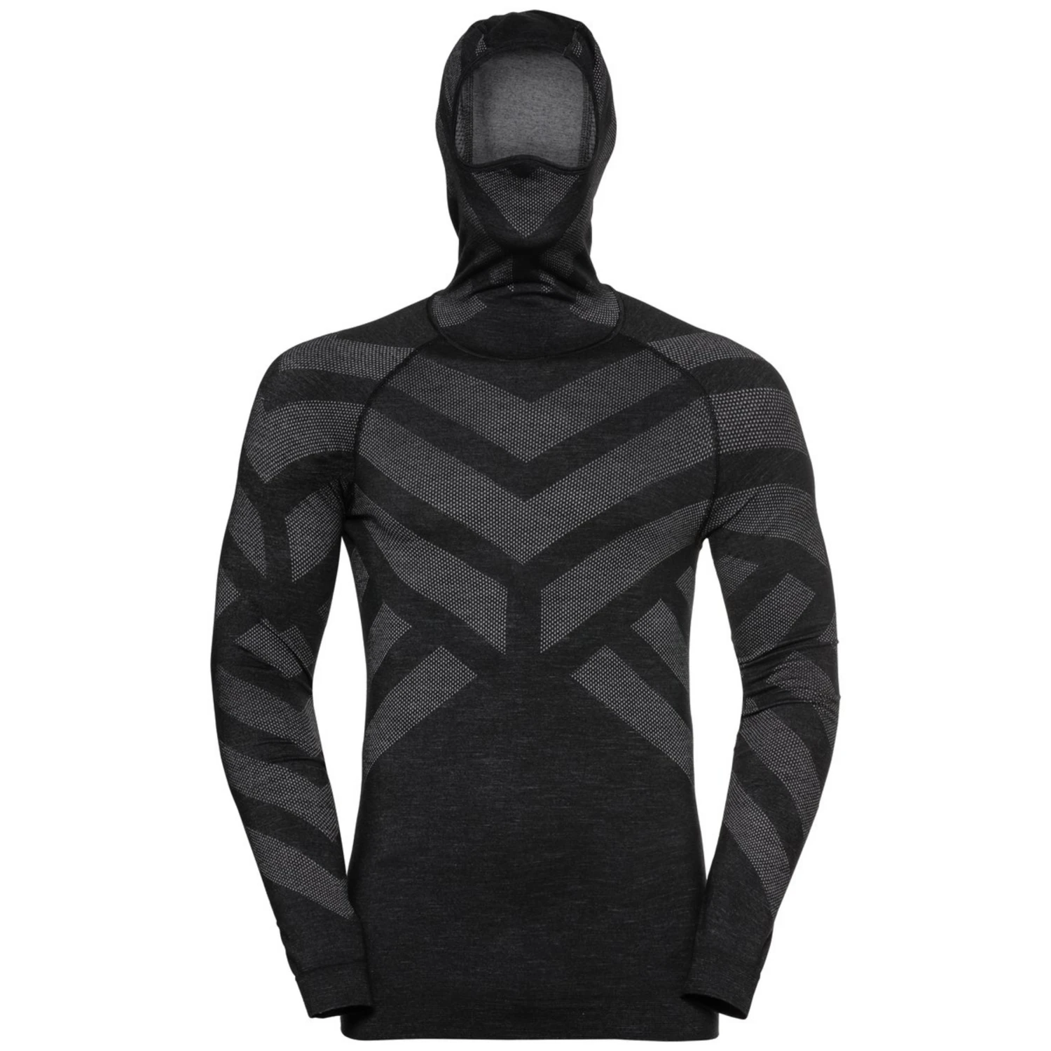 Men's Kinship Warm Facemask Long Sleeve Odlo Men's Kinship Warm Facemask Long Sleeve -Odlo iview 1093286 001 pic2