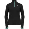Odlo Women's Axalp Ceramiwarm Half Zip Long Sleeve