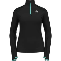 Odlo Women's Axalp Ceramiwarm Half Zip Long Sleeve
