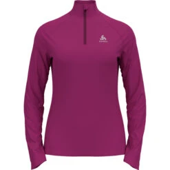Odlo Women's Essential Ceramiwarm Half Zip Long Sleeve
