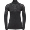 Odlo Women's Kinship 200 BL Turtle Neck Long Sleeve -Odlo iview 1105959 001 pic1
