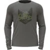 Odlo Men's Merino 200 Logo Long Sleeve 1 Odlo Men's Merino 200 Logo Long Sleeve -Odlo iview 1106033 006 pic1