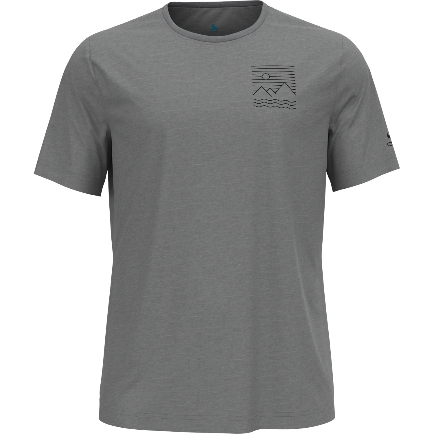 Men's Ascent 365 Linear T-Shirt Odlo Men's Ascent 365 Linear T-Shirt -Odlo iview 1111468 001 pic1